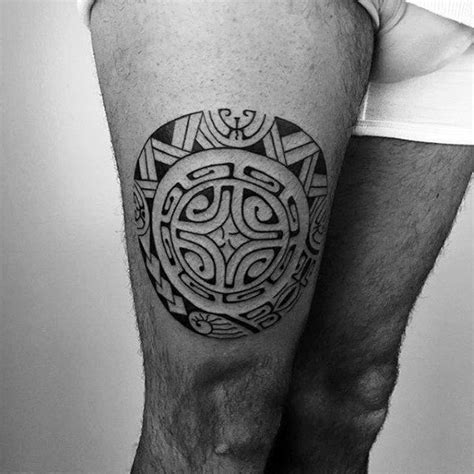 best mens thigh tattoos|tribal thigh tattoos for men.